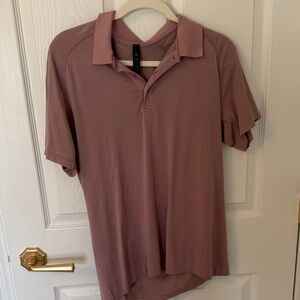 Lululemon Men's Mauve Polo Shirt
